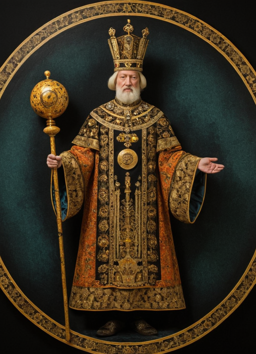 Образ короля для покерной колоды