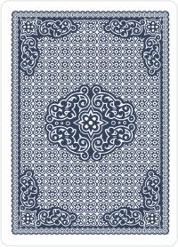 Рубашка для игральных карт- синие шестеренки