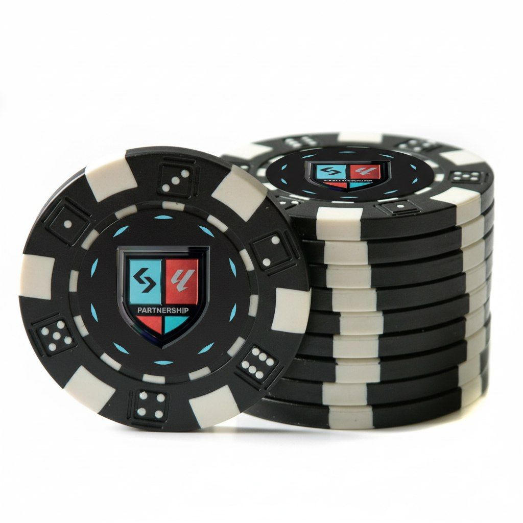 Фишки покерные черные