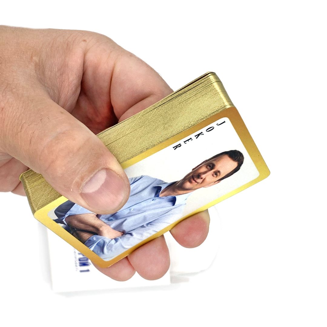 Колода с золотым срезом