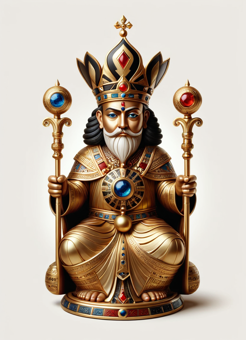 Образ короля для покерной колоды