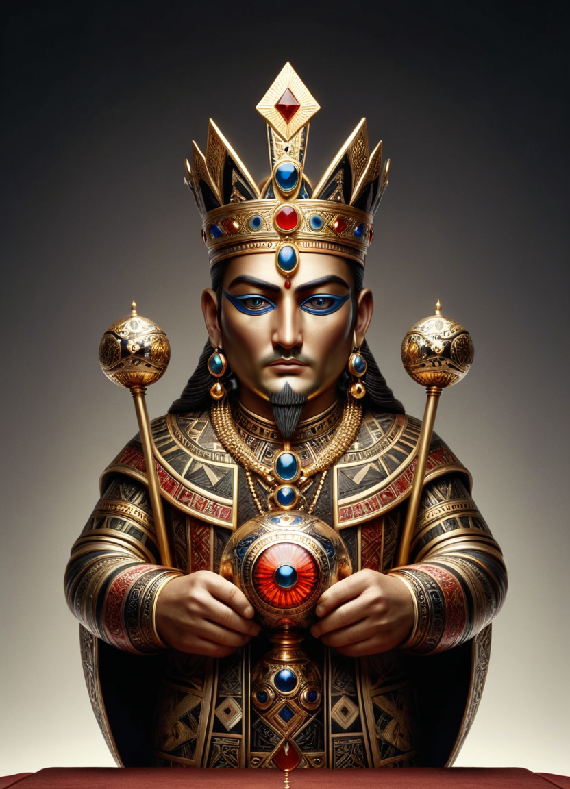 Образ короля для покерной колоды