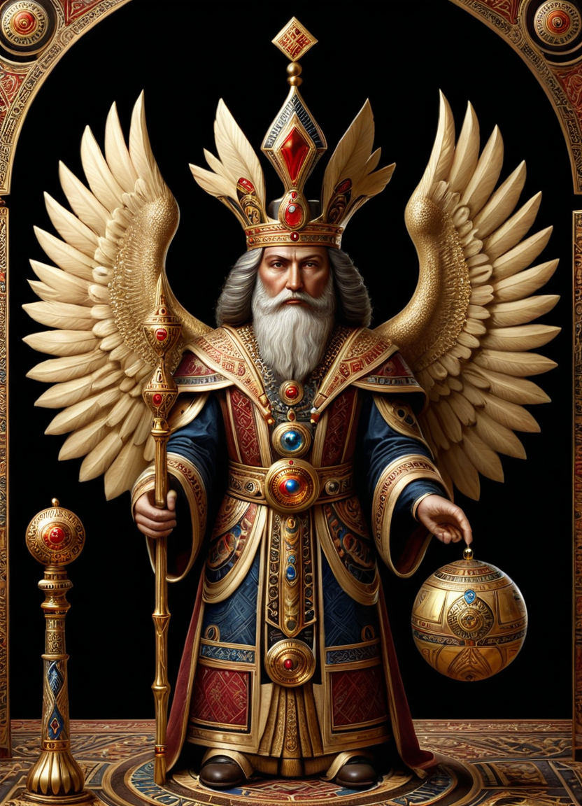 Образ короля для покерной колоды