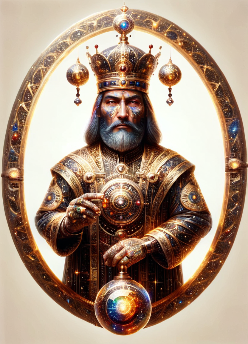 Образ короля для покерной колоды