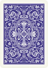 Рубашка для игральных карт- французский узор фиолетовый