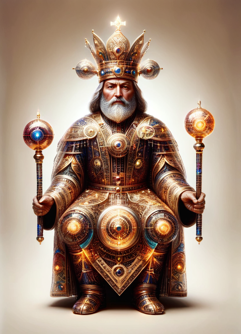 Образ короля для покерной колоды