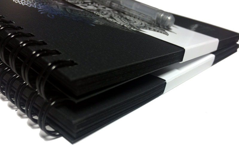 BLACKNOTE блокнот с черными страницами