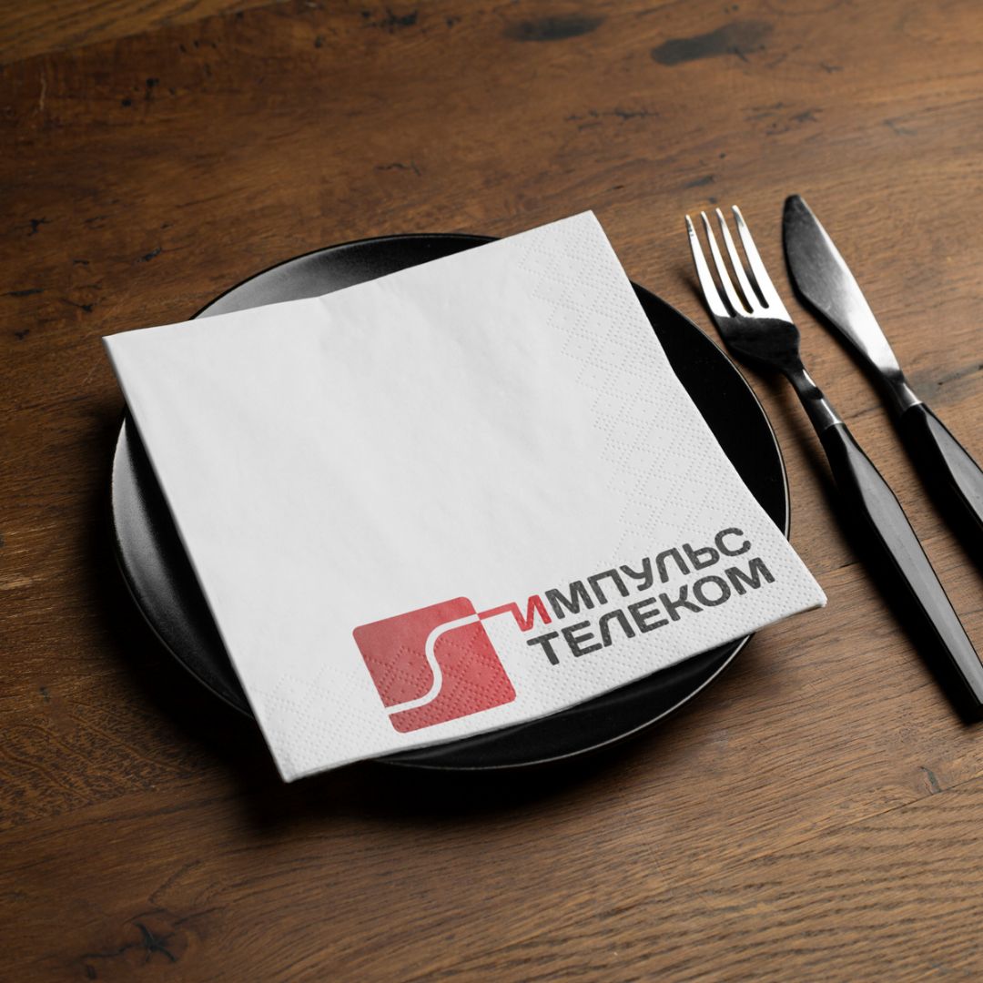 Полноцветная печать салфеток от 1шт