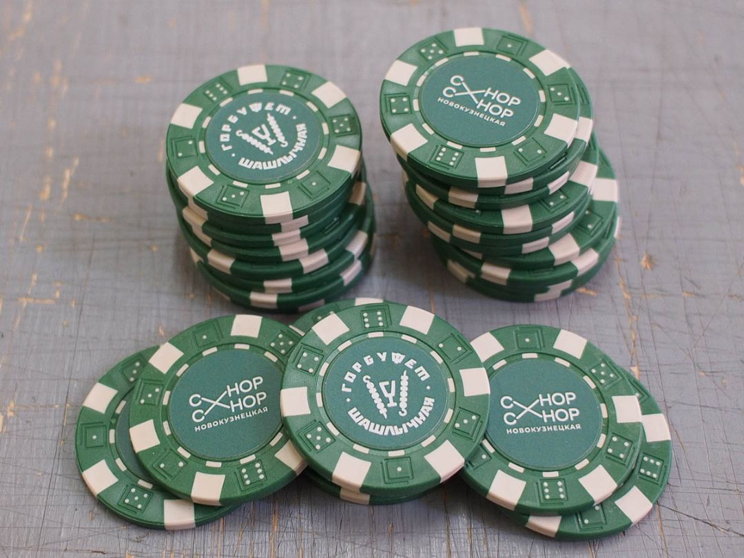 Фишка покерные зеленые