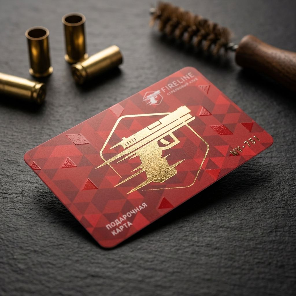 Подарочный сертификат стрелкового клуба FIRELINE