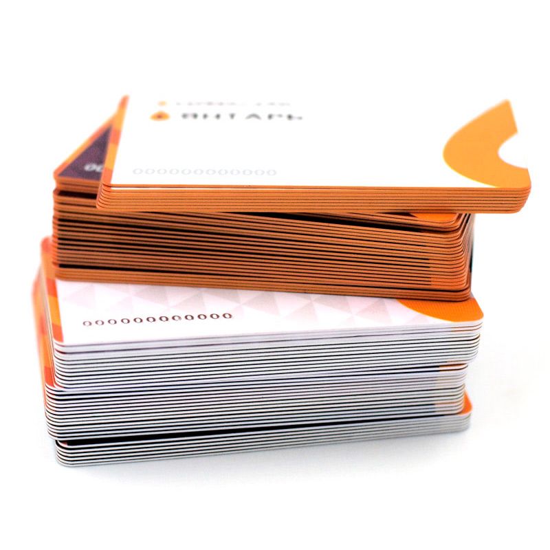 Печать визиток с окрасом торцов