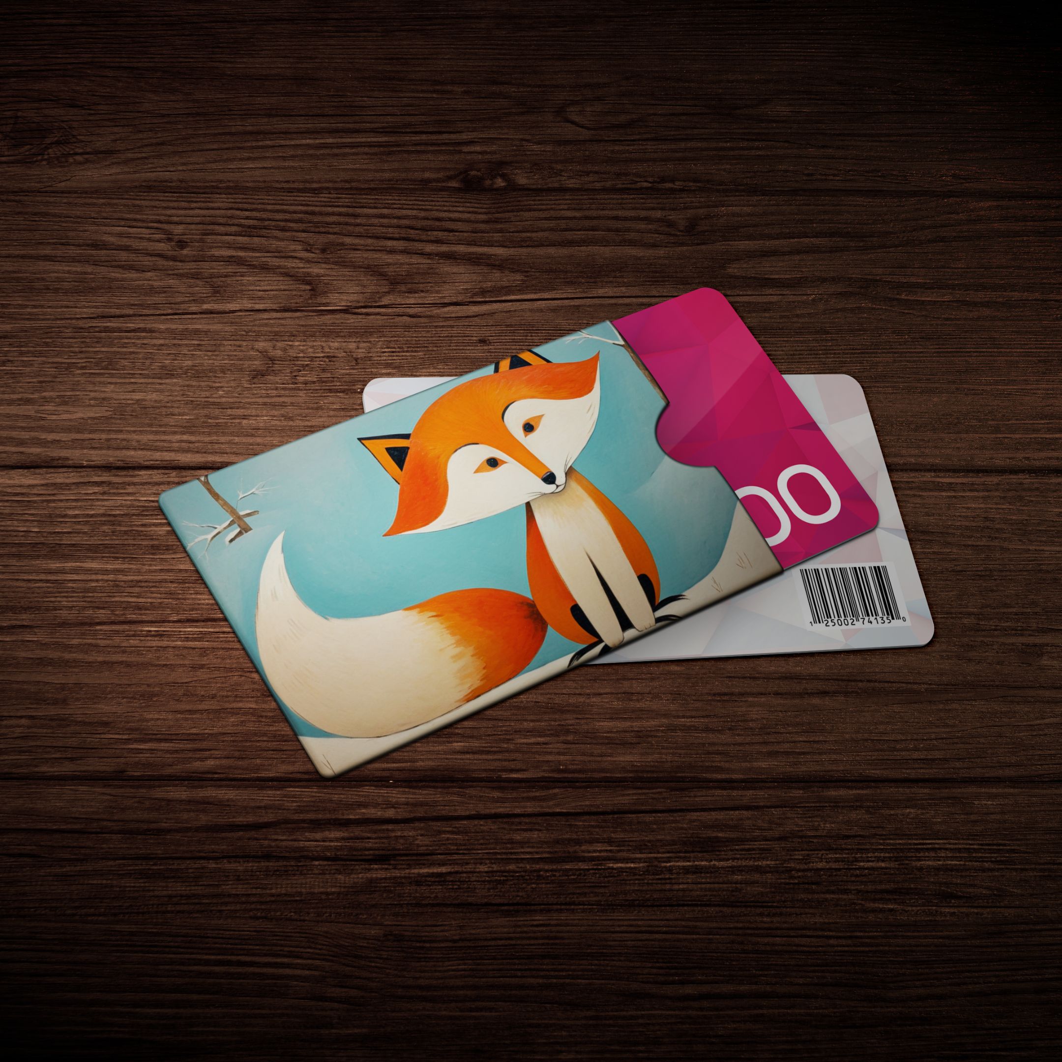 Печать картхолдеров с детским рисунком