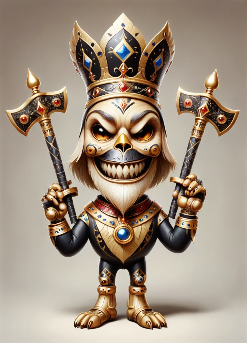 Образ короля покерной колоды