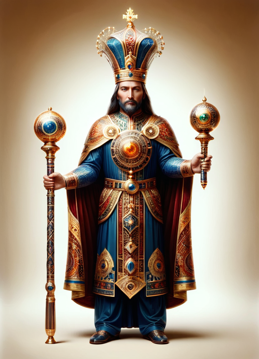 Образ короля для покерной колоды