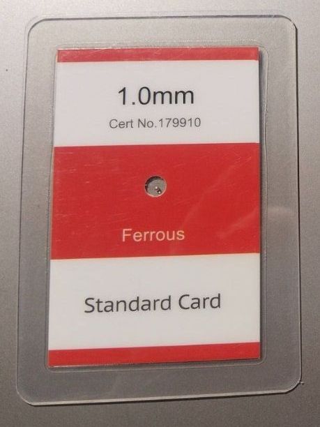 тесты карточки Fe для металлодетектора