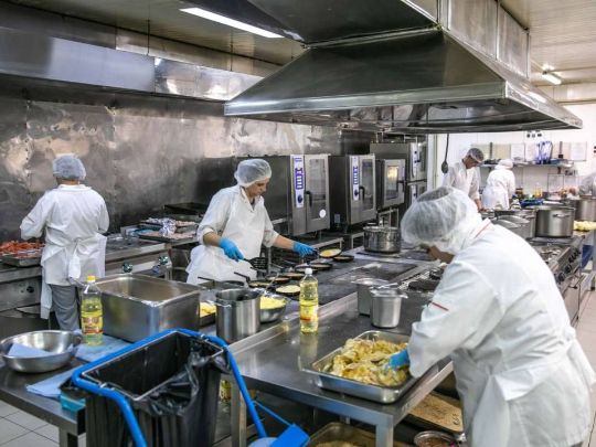 вакуумное охлаждение для фабрики-кухни