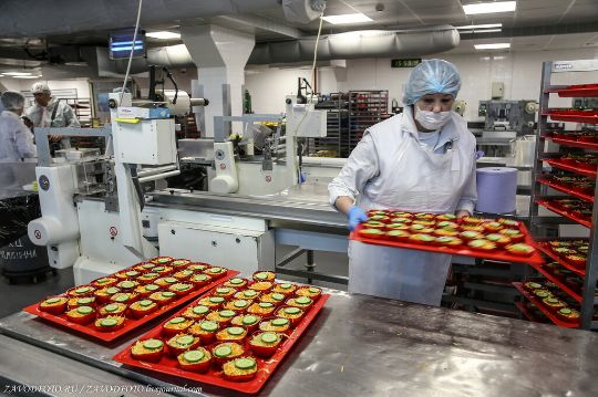 вакуумное охлаждения в цеху бортового питания