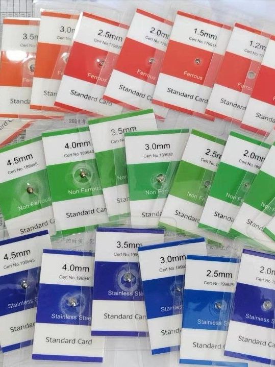 комплект тестов карточек для металлодетектора