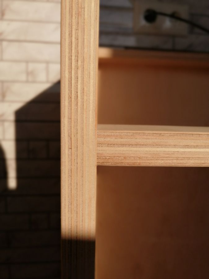 Мебель из березовой фанеры с покрытием маслом