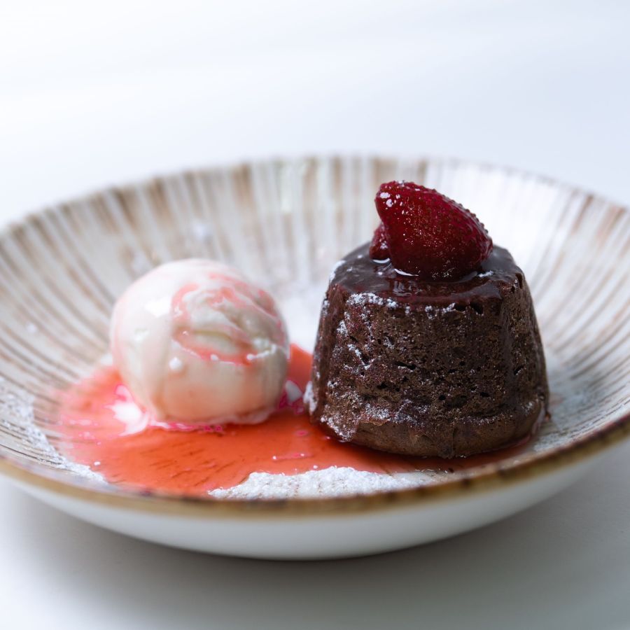 Шоколадный фондан