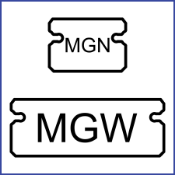 Профили направляющих MGN и MGW 