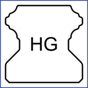 Профиль направляющей HG