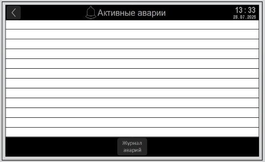 Интерфейс для жк-панели оператора Одисс
