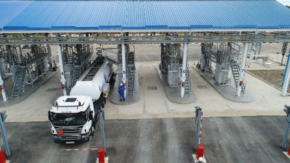 Эстсакада налива ГСМ автоналивом