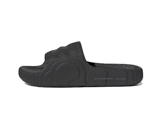 Adidas Adilette 22 Black Carbon