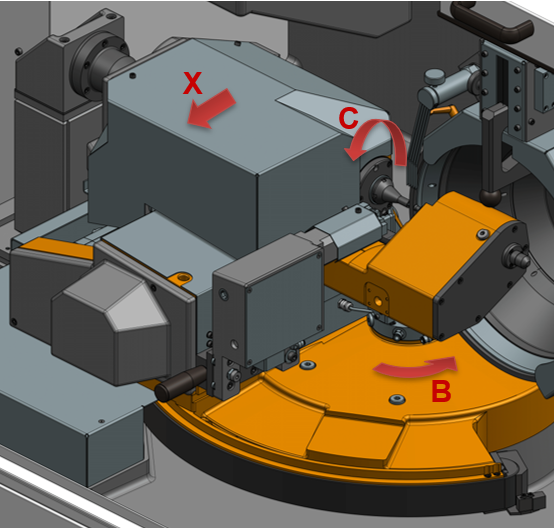 Стол подачи изделия (X)