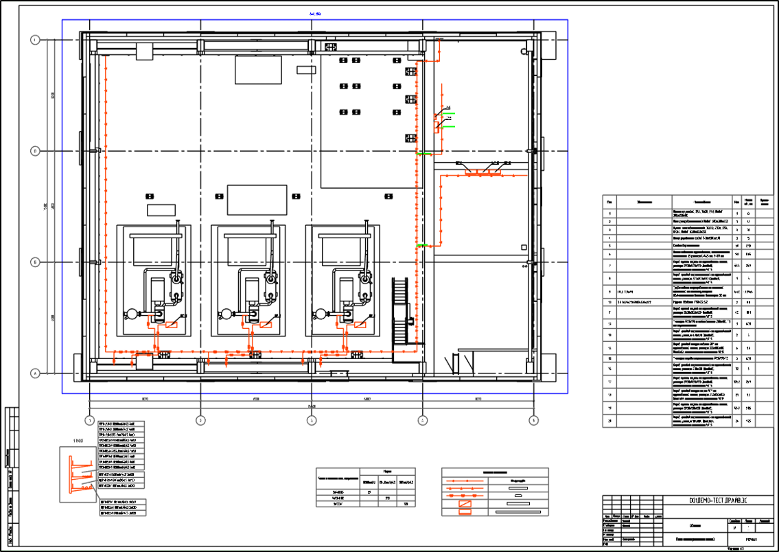 Model Studio CS Кабельное хозяйство Чертеж