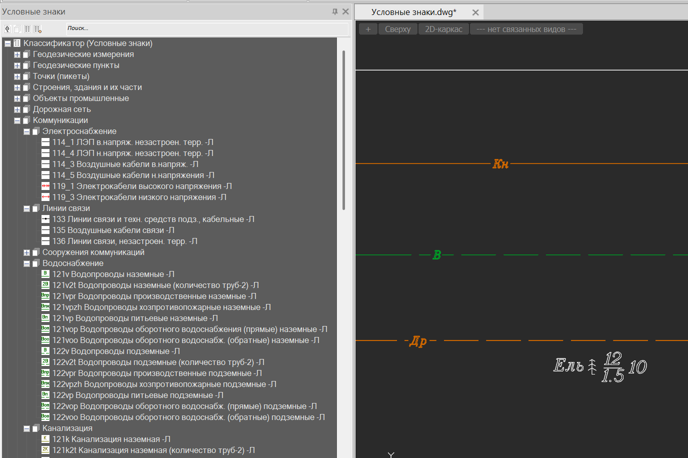 Классификатор условных знаков с гибкой настройкой