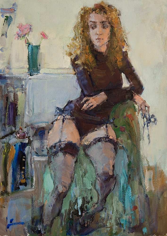 Pretty Mary, 2018. Oil on canvas, 70 × 50 cm