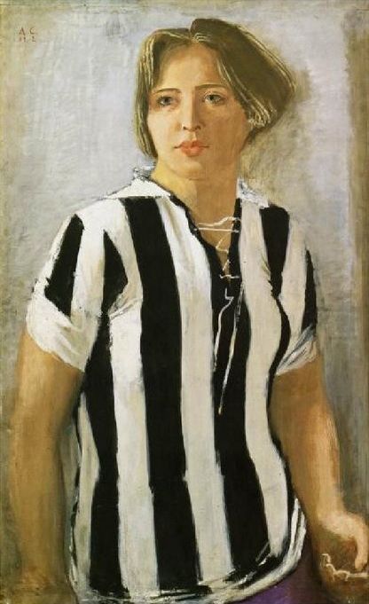 Alexander Samokhvalov. Girl in a Jersey (1932)