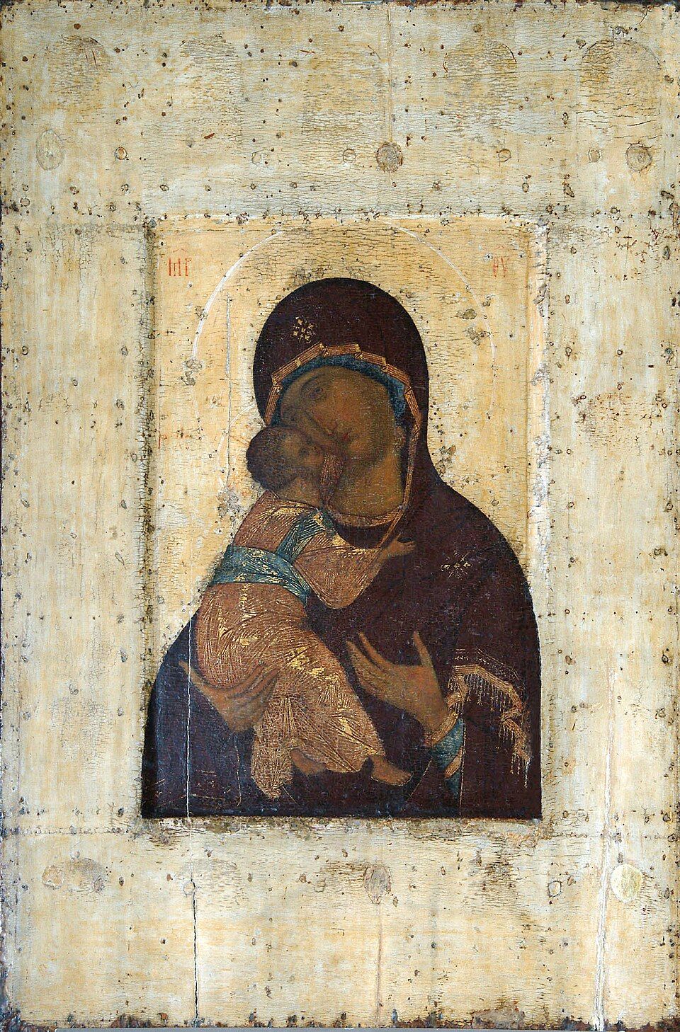 Andrei Rublev. The Virgin of Vladimir. (1395-1410)