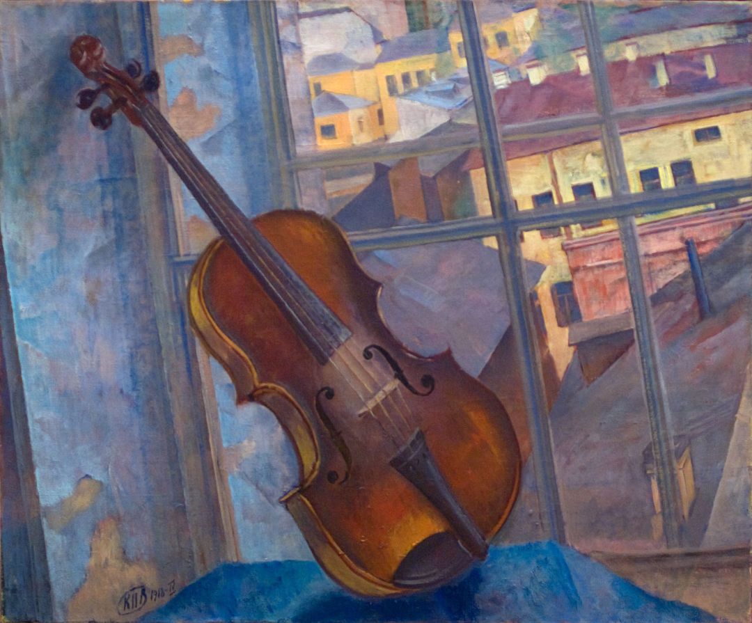 Kuzma Petrov-Vodkin. The Violin (1918)