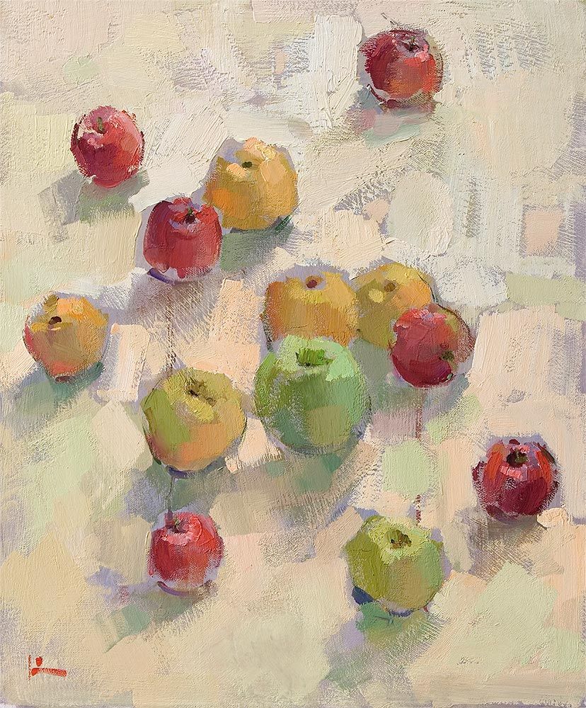 A Gift of Summer, 2019. Oil on canvas, 55 × 46 cm
