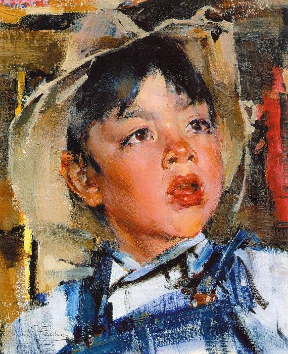 Nikolai Fechin. Boy, 1927–1933. Oil on canvas