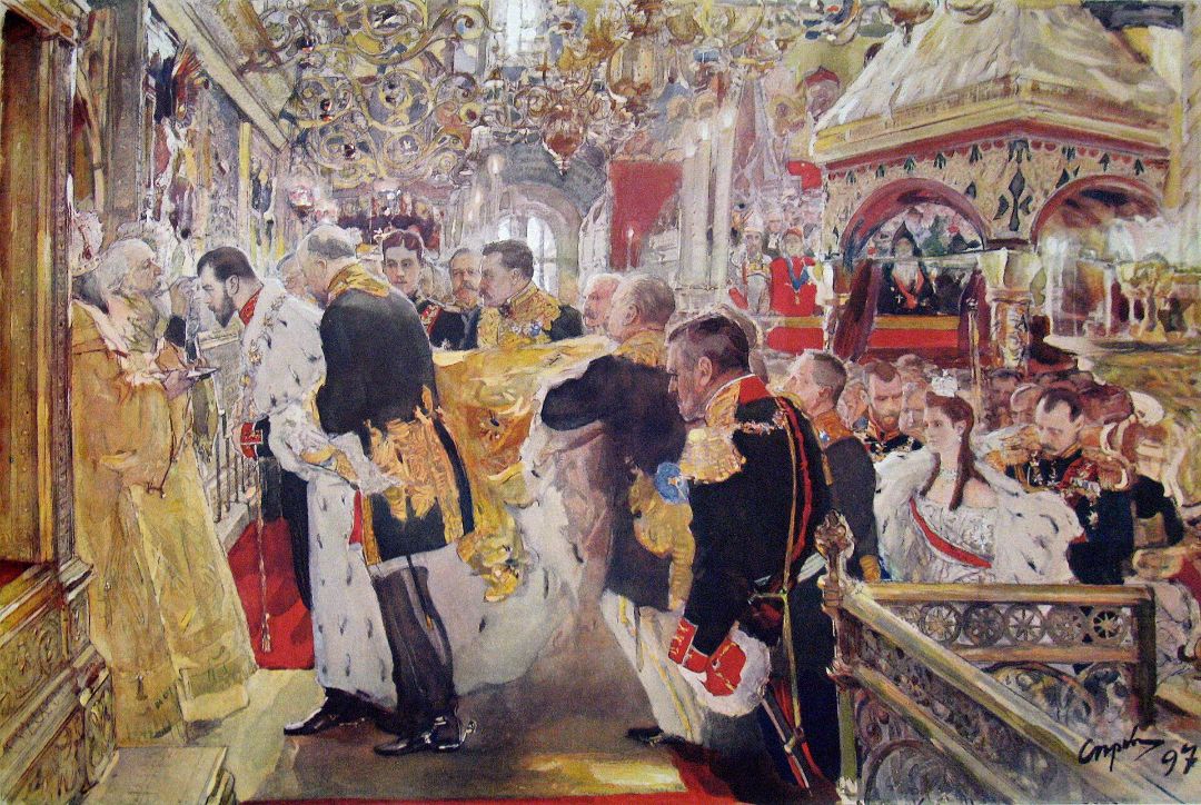 Valentin Serov. Coronation of Nicholas II, 1896. Oil on canvas