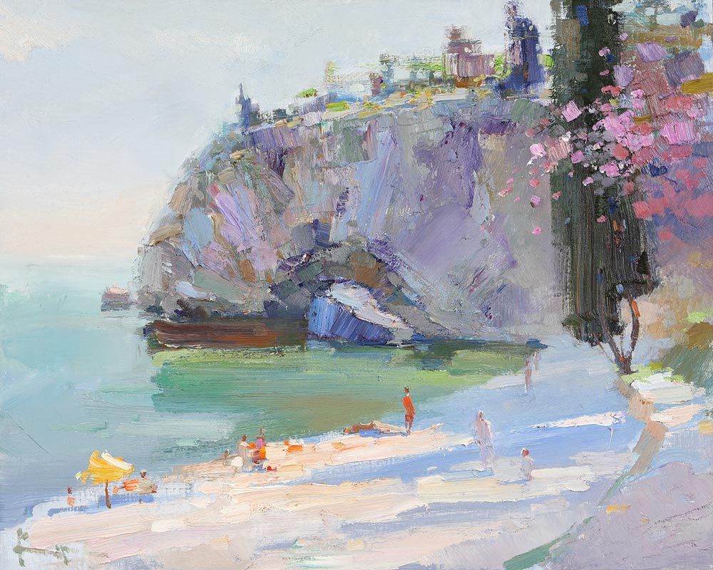 Chaliapin's Grotto, 2013. Oil on canvas, 50 × 60 cm