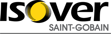 Логотип ISOVER Saint-Gobain, ведущего производителя теплоизоляционных материалов.