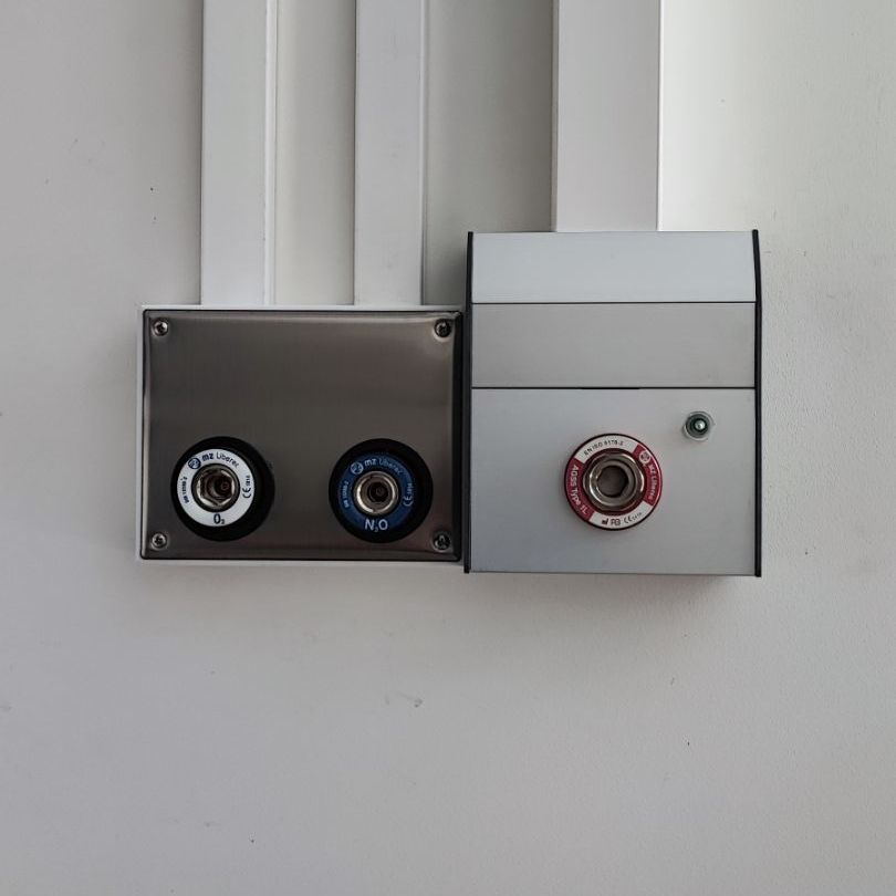 Клапанная группа газов для санации