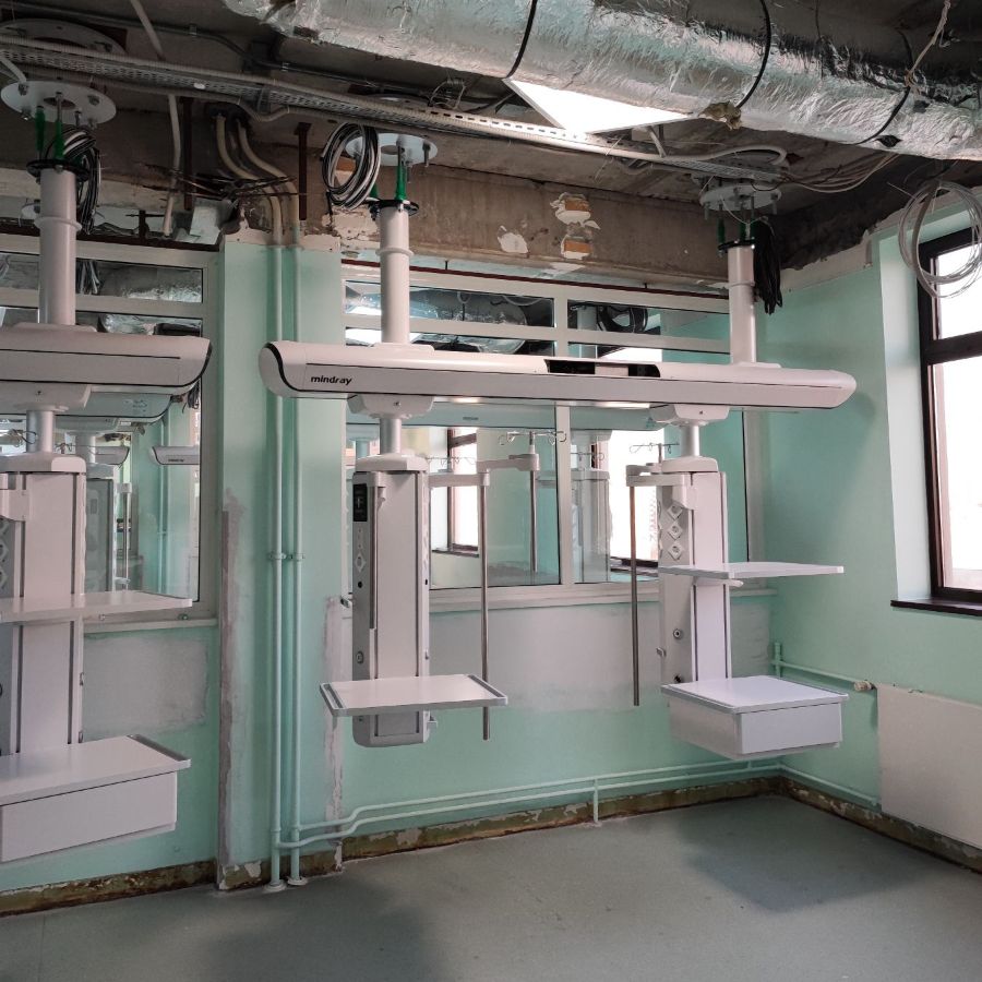 Монтаж мостовой консоли