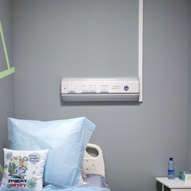 Кислородная консоль в палате пробуждения