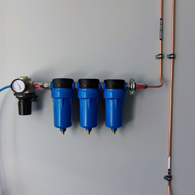 Подготовка воздуха для наркозного аппарата