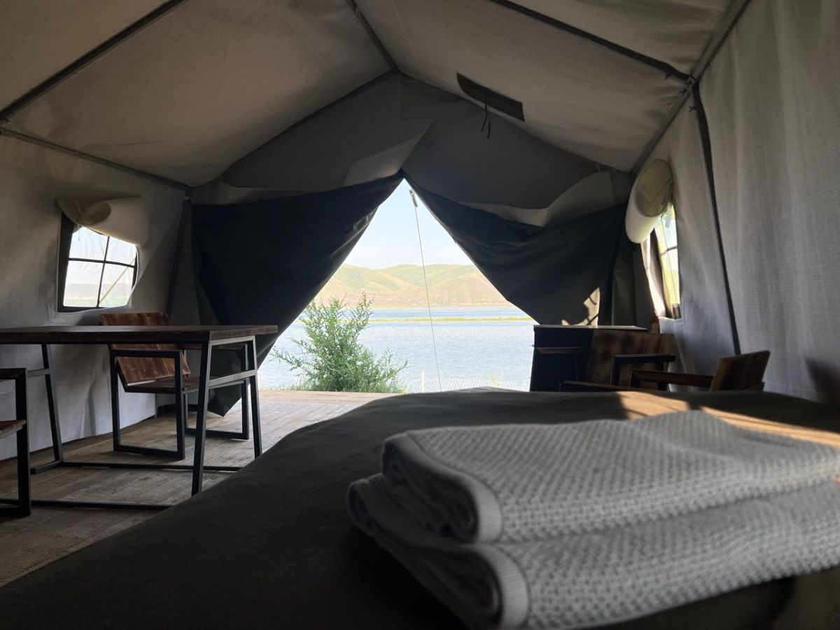 Интерьер 2х местной палатки 1