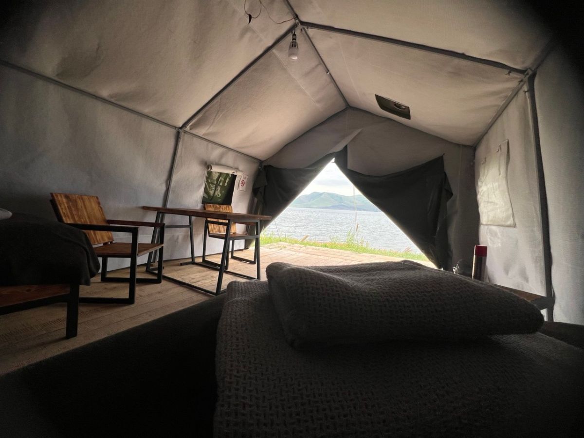 Интерьер 2х местной палатки 4