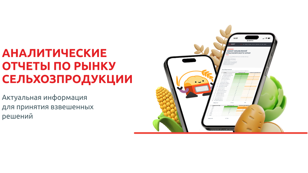 Обзор рынка сельскохозяйственной продукции