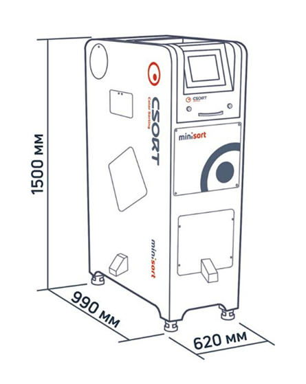 Color sorter minisort, size