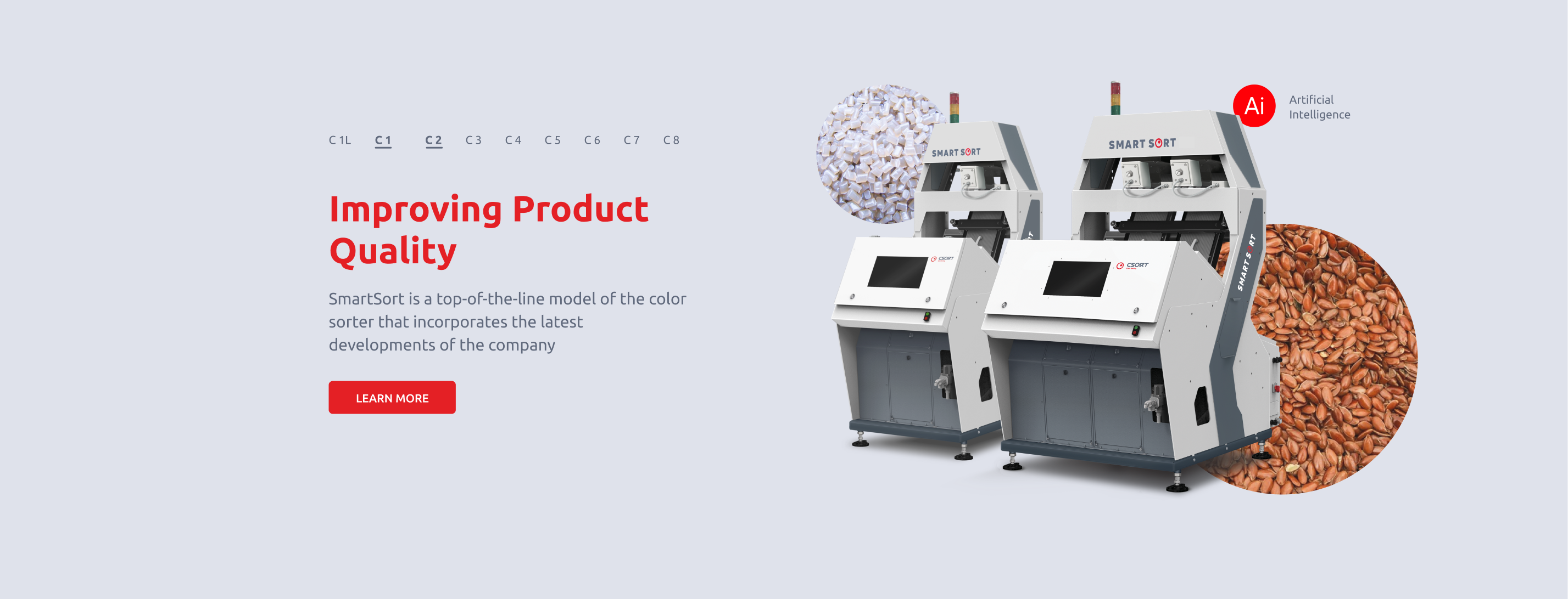CSort color sorters and sorting solutions